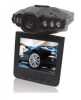 Magyar menüs Autós eseményrögzítő biztonsági kamera - Színes monitorral és éjjellátó funkcióval, HD DVR!