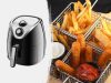 Air Fryer Prémium olaj nélküli fritőz, Fekete - Süss Te is egészségesen +Receptkönyv!