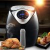 BigChef Digitális kijelzős Air Fryer Prémium olaj nélküli fritőz +Receptkönyv!