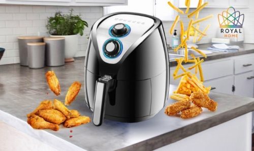 8 Funkciós Hot Fryer olaj nélküli fritőz - Légkeveréses, Szagmentes, sütő +Receptkönyv!