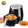 Digitális kijelzős Air Fryer Prémium olaj nélküli fritőz - Süss Te is egészségesen +Receptkönyv!!