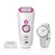 Braun Silk-Épil 7-521 GS epilátor + Braun karóra ajándékszett