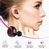 TWS W12 vezeték nélküli fülhallgató - Piros
