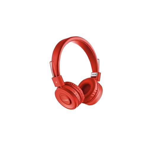 Bluetooth Összecsukható Fejhallgató - Piros színben