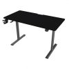 Elektronikusan állítható magasságú íróasztal, gamer asztal - Fekete