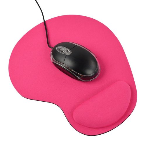 Kiárusítás! Egérpad, rózsaszín - Ergonomikus és Csuklókímélő!