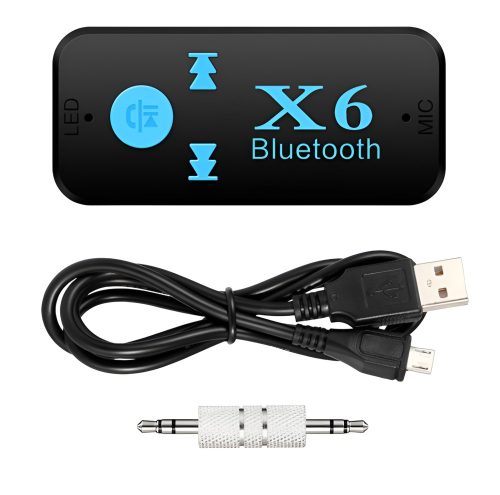 Bluetooth AUX adapter - SD kártya foglalattal!