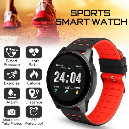 BigWatch B2 Fitness Tracker okosóra  - Piros